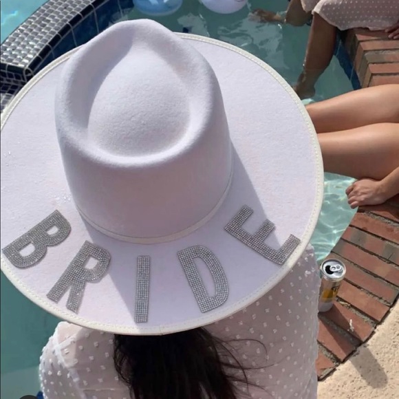 GB ORIGINAL!! "Bride" Wool Panama rancher hat - Picture 2 of 2